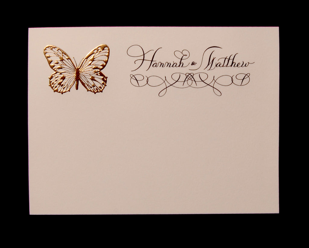 Custom Retail; title: Butterfly Left Hannah & Matther