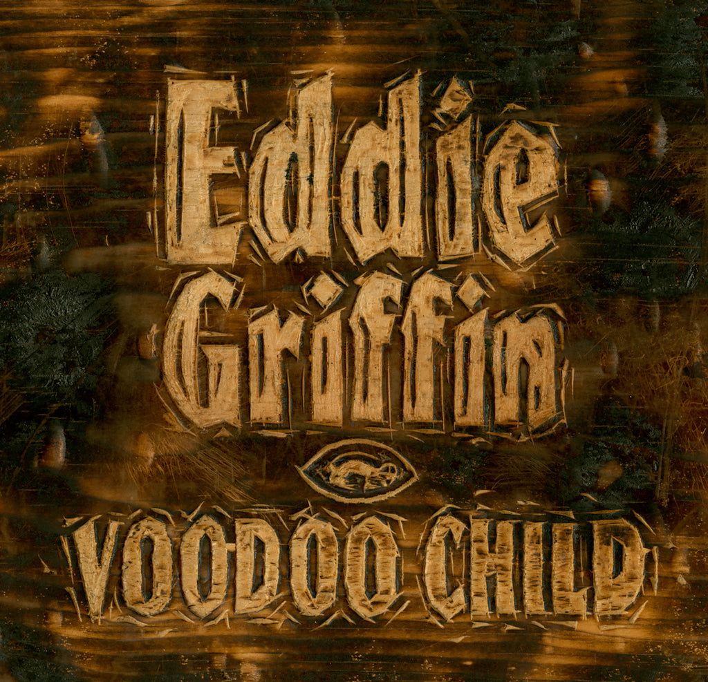 ; title: any creative lettering available - wood carving and burning for eddie griffin