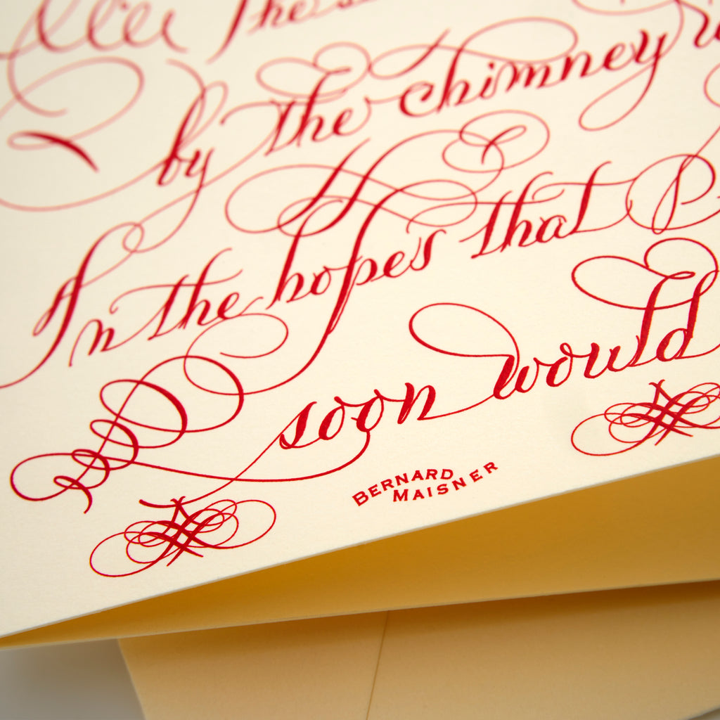 T'was The Night Red Folder Card