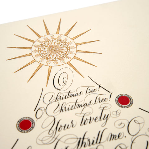 O Christmas Tree Grand Statement Card