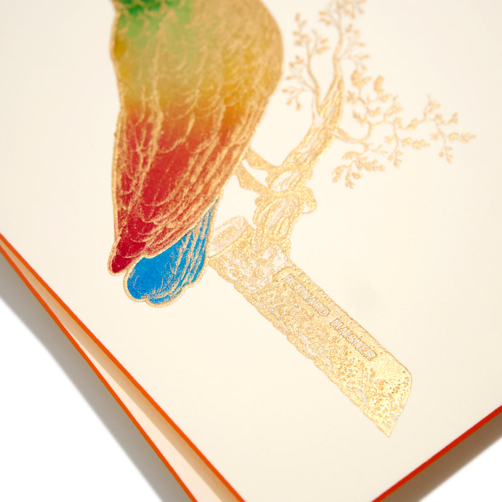 Cockatoo Hand-Painted Grand Statement Card