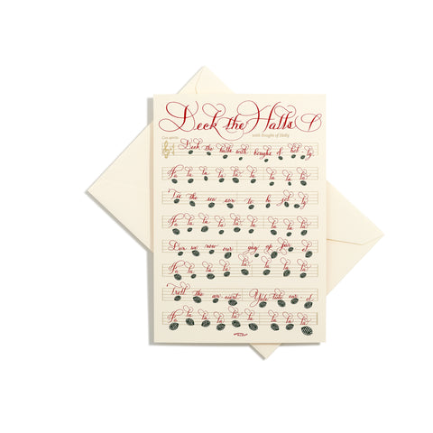 Deck The Halls Folder Card