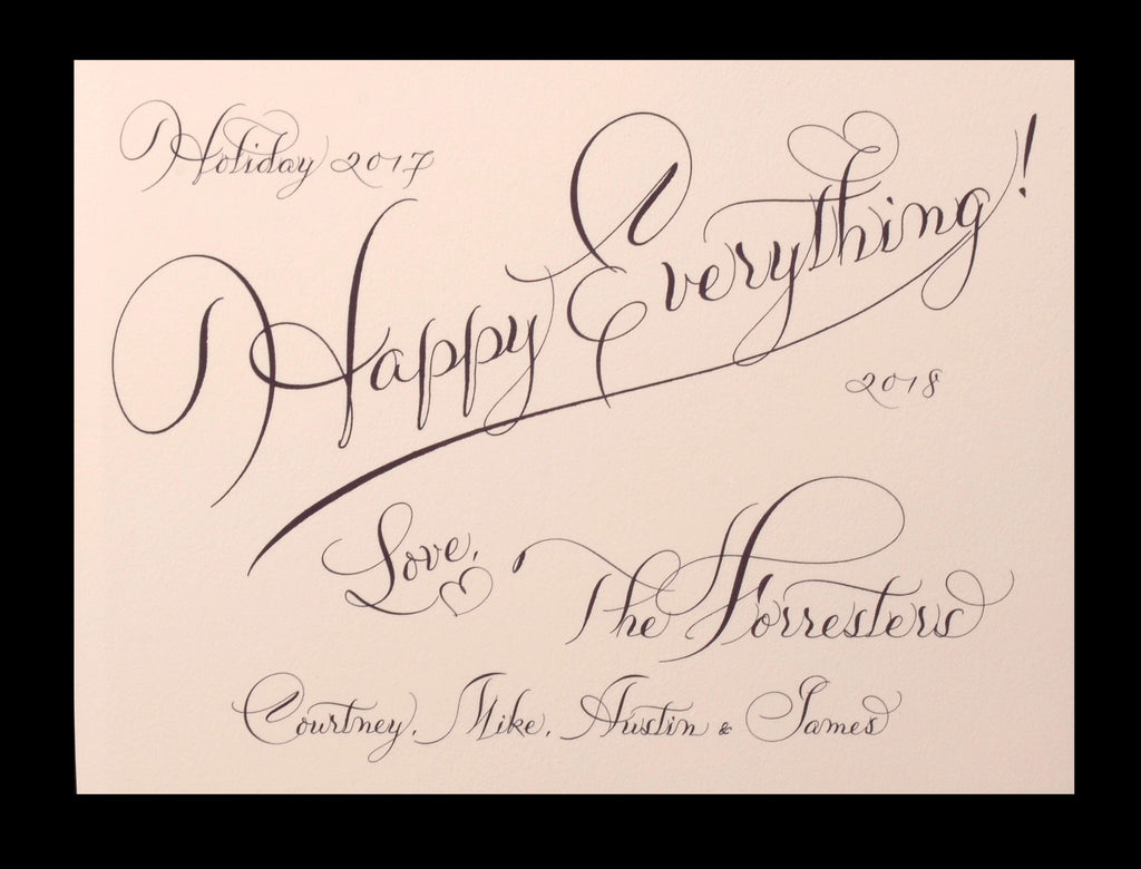Holiday; title: Happy Everything Holiday Card