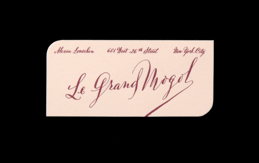 Personal; title: Le Grand Mogol