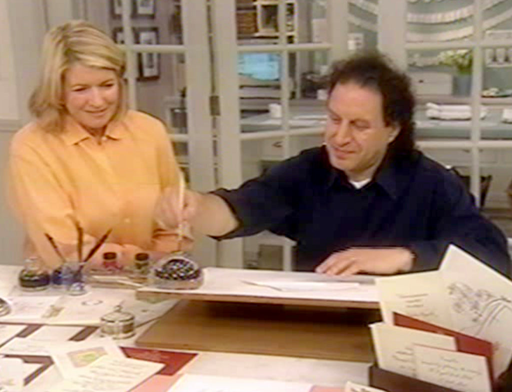 ; title: guest segment on martha stewart tv, 2001