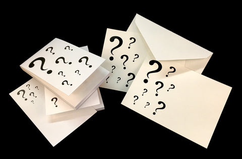 Question Mark Note Set OF 8