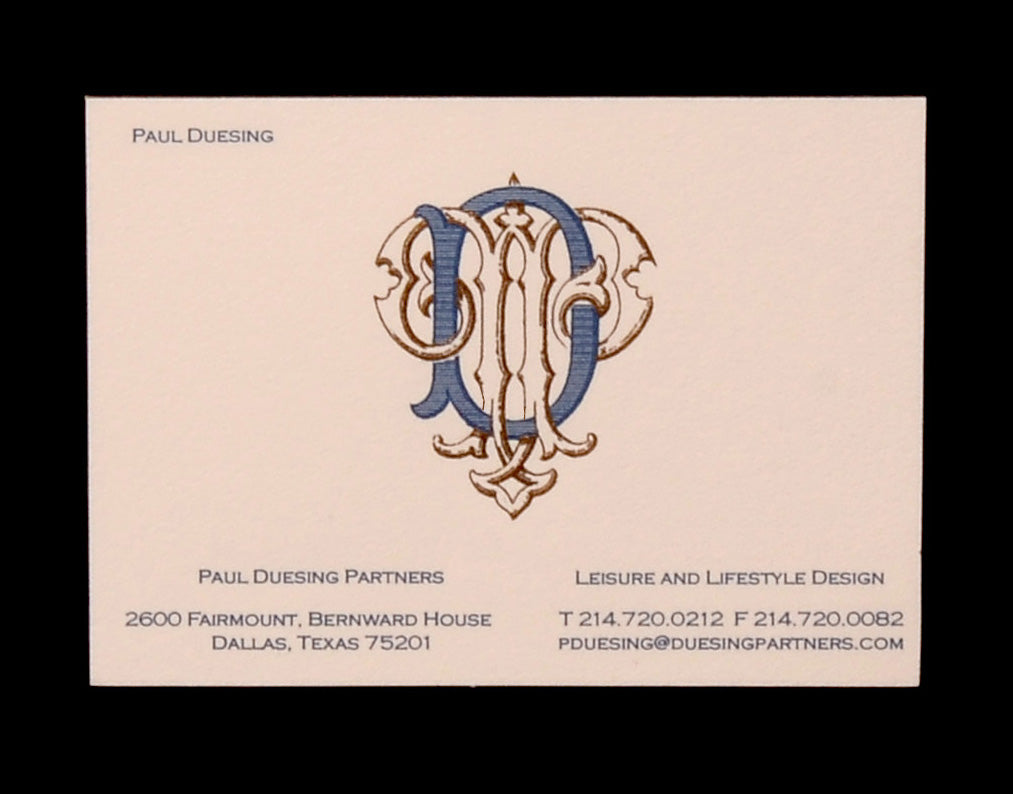 Corporate; title: Paul Duesing Business Card