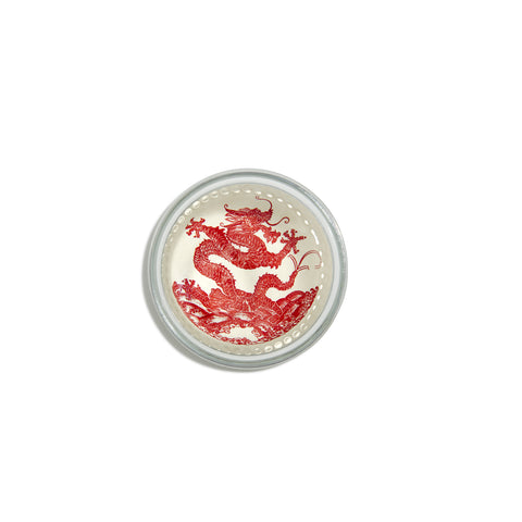 Dragon Red Dome Paperweight