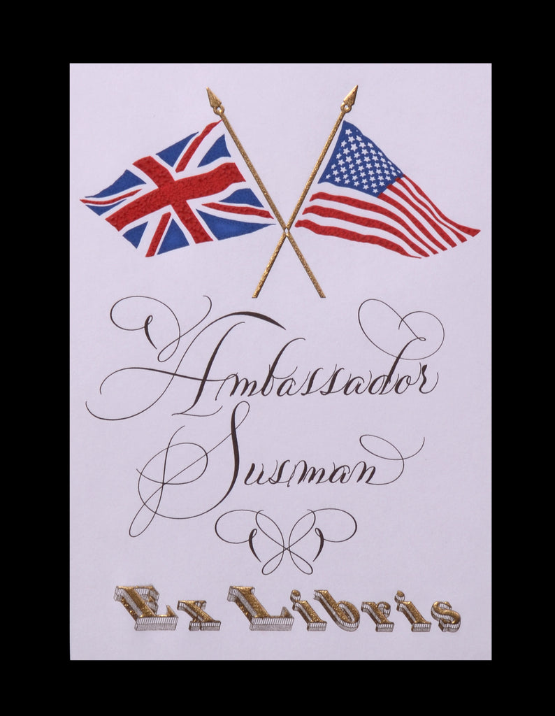 Custom Retail; title: US England Bookplate Ambassador Susman