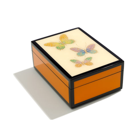 Butterfly Hand-painted Lacquer Box
