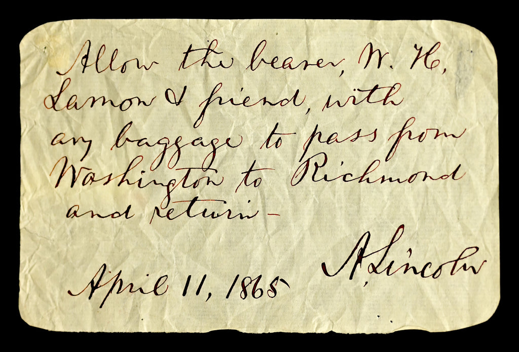 ; title: Forging Abraham Lincoln's handwriting, prop creation