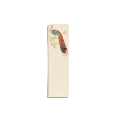 Peacock Hand-painted Bookmark