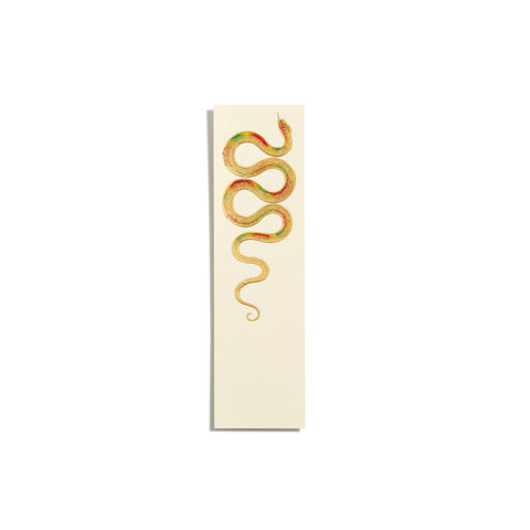 Snake Hand-painted Bookmark