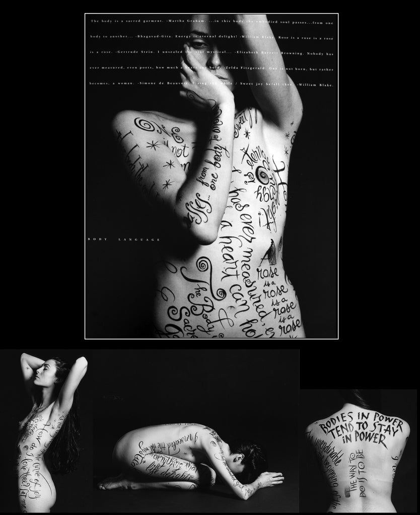 ; title: Body Painting and Writing