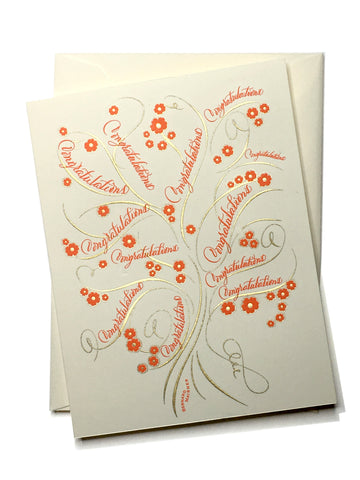 Tree of Life Congratulations Folder Card