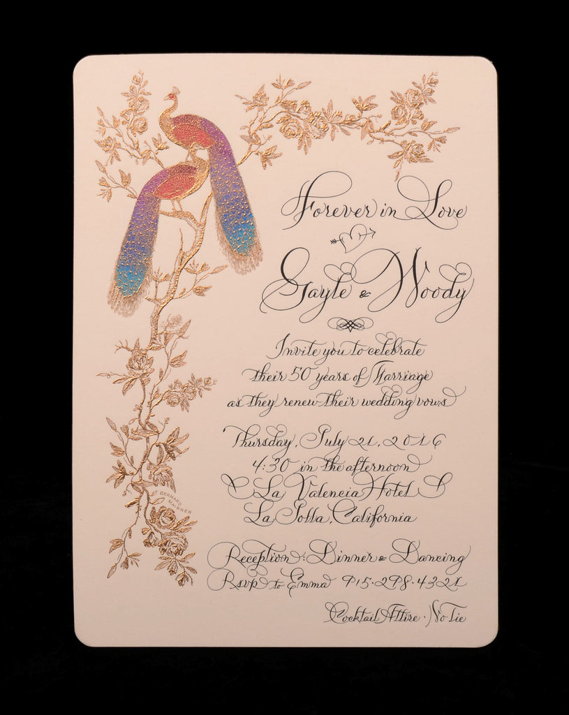 Invitations; title: Forever In Love Party