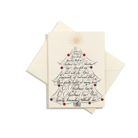 O Christmas Tree Folder Card | Set of 8