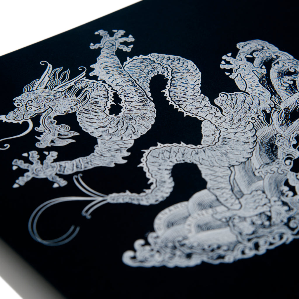 Dragon Black and White Grand Statement Card
