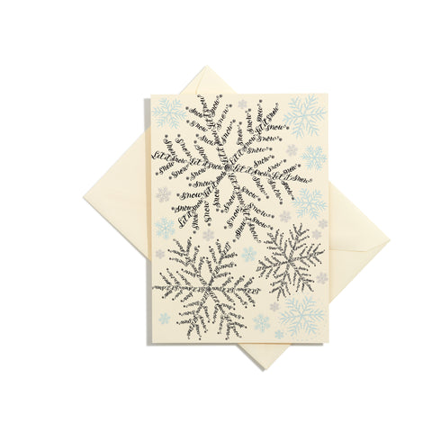 Let It Snow Grand Statement Card