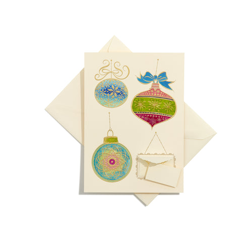 Ornaments Hand-Painted Grand Statement Card
