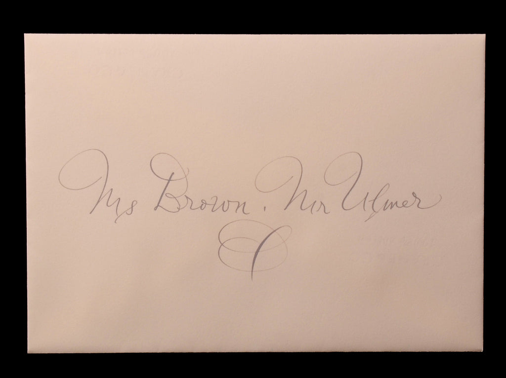 Envelope Addressing; title: Italian Inner Envelope
