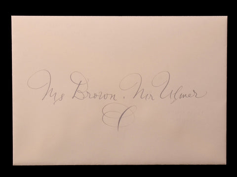 Envelopes & Placecards; title: Italian Inner Envelope