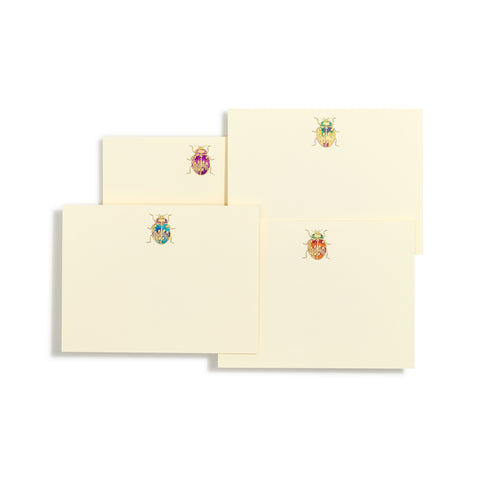 Ladybug Hand-painted Notecards | Set of 8