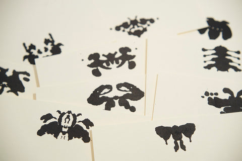 Rorschach Inkblot Assorted Notecards | Set of 10