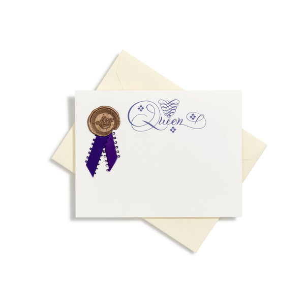 Royalty Queen Notecards | Set of 10 – Bernard Maisner