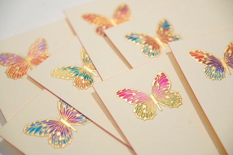Butterfly Hand-painted Bookmark