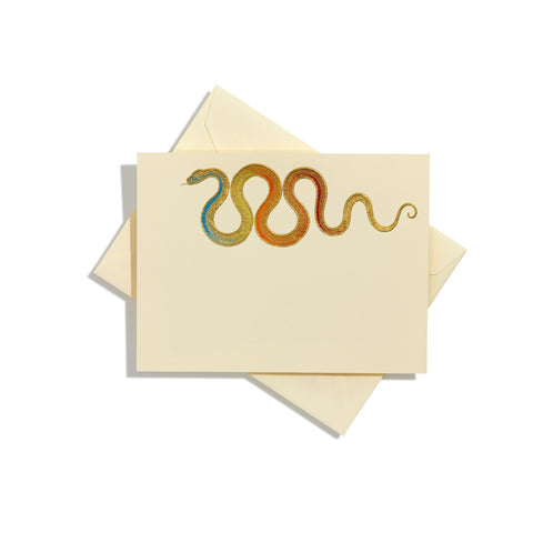 Snake Hand-painted Notecards | Set of 8