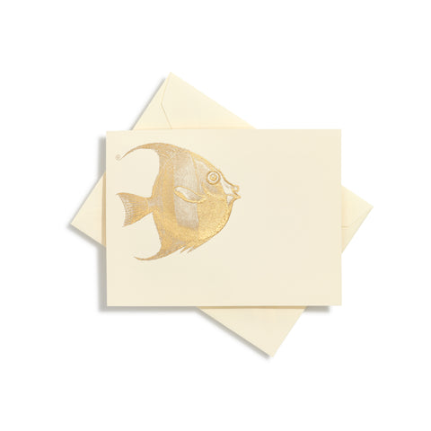 Fish Gold Notecards | Set of 10