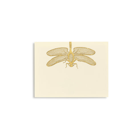 Dragonfly Gold Place Cards  |  Set of 10