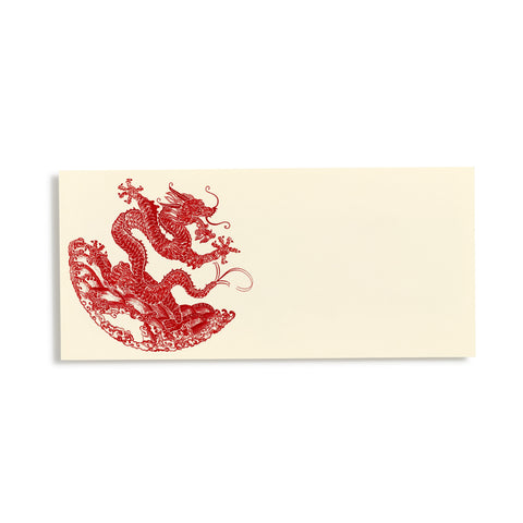 Dragon Red Place Cards  |  Set of 10