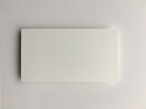 Simple White Place Cards  |  Set of 10