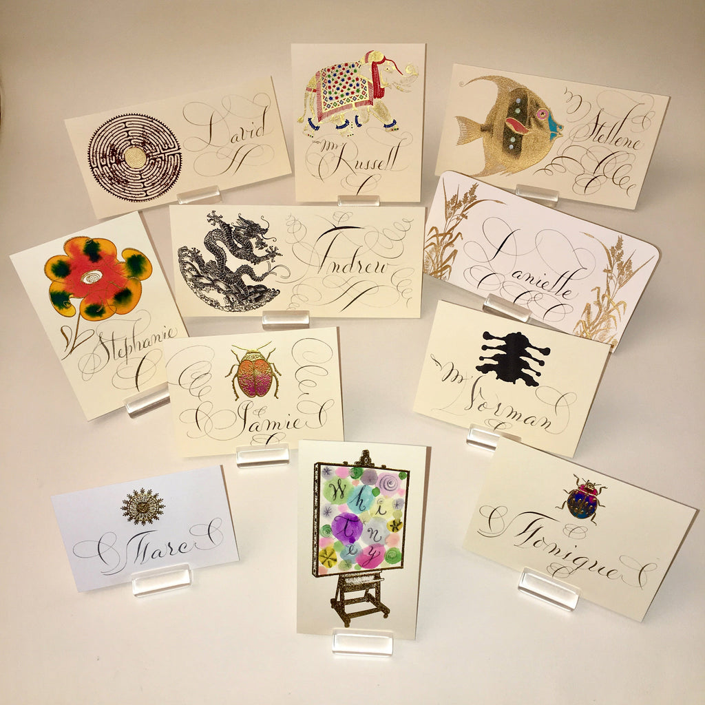 Envelopes & Placecards; title: Place Card Mixed