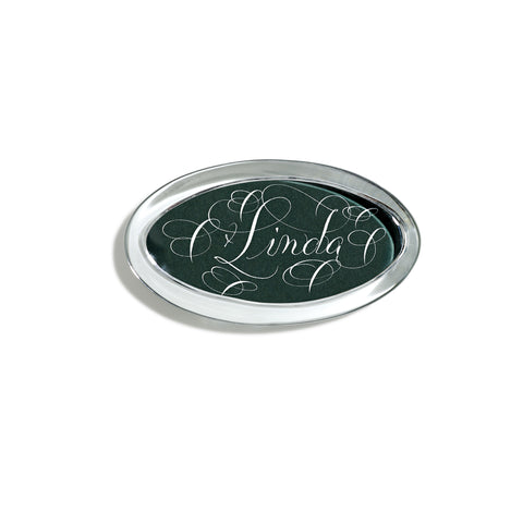 Customized Green Oval Paperweight
