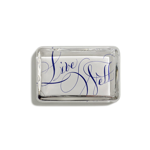 Live Well Paperweight