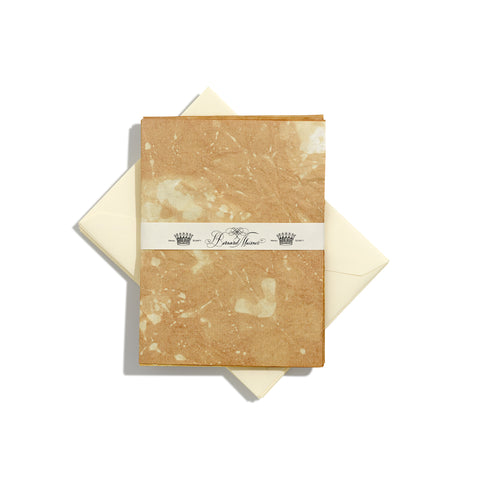 Limited Edition Tea-Stained Large Writing Paper | Set of 8