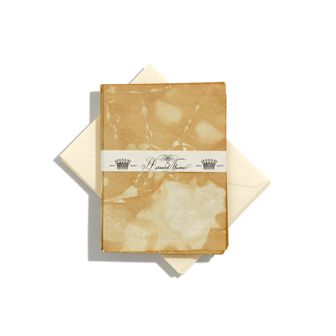 Limited Edition Tea-Stained Small Writing Paper | Set of 8