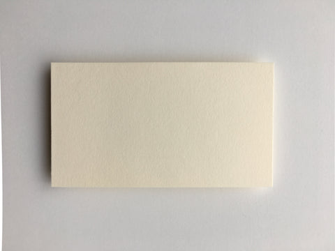 Simple Cream Place Cards  |  Set of 10
